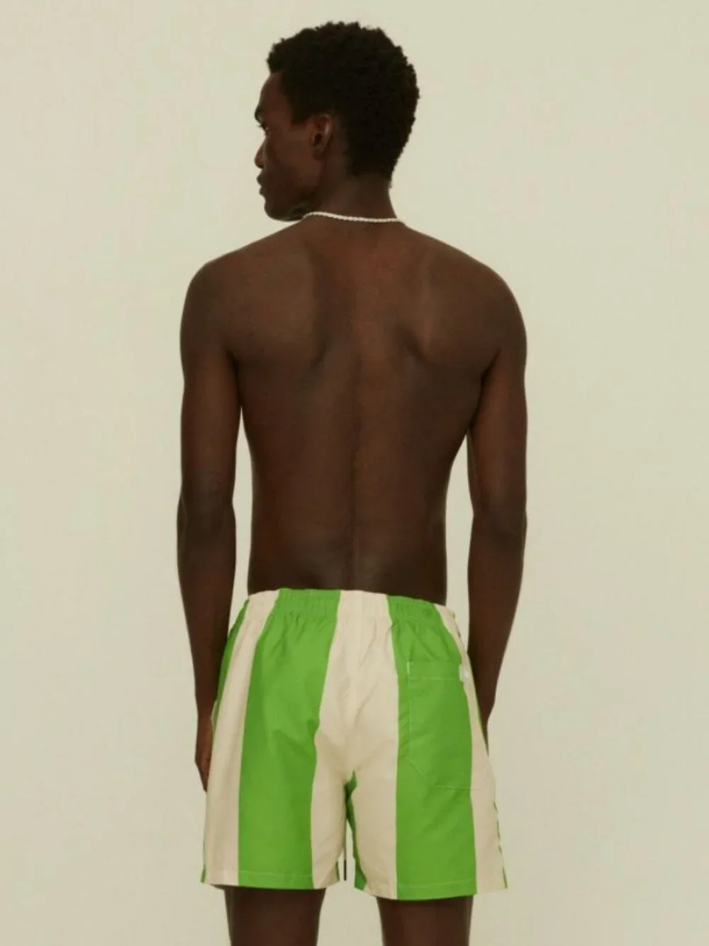 OAS Emerald Stripe Swim Shorts Size Large